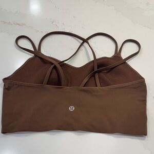 lululemon athletica Chocolate Brown Sports Bra